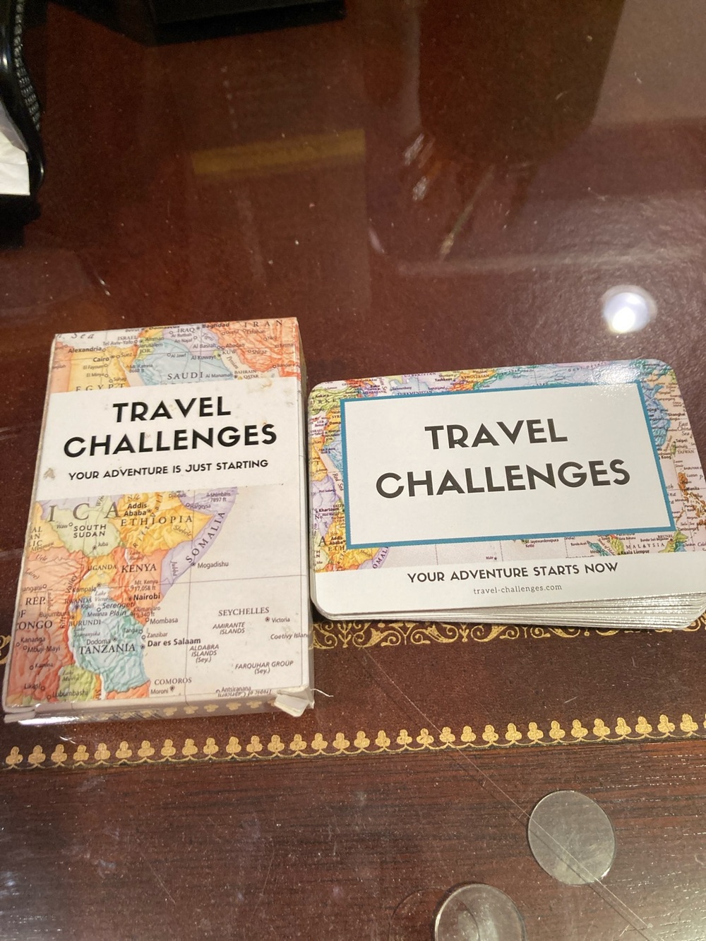 Travel Challenges Card Deck -